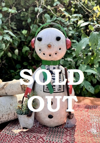 BUDDY SNOWMAN WITH EAR MUFFS *NEW*